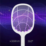 PestZap Oplaadbare Insectenverdelger – 2-in-1 Racket & Staande Lamp