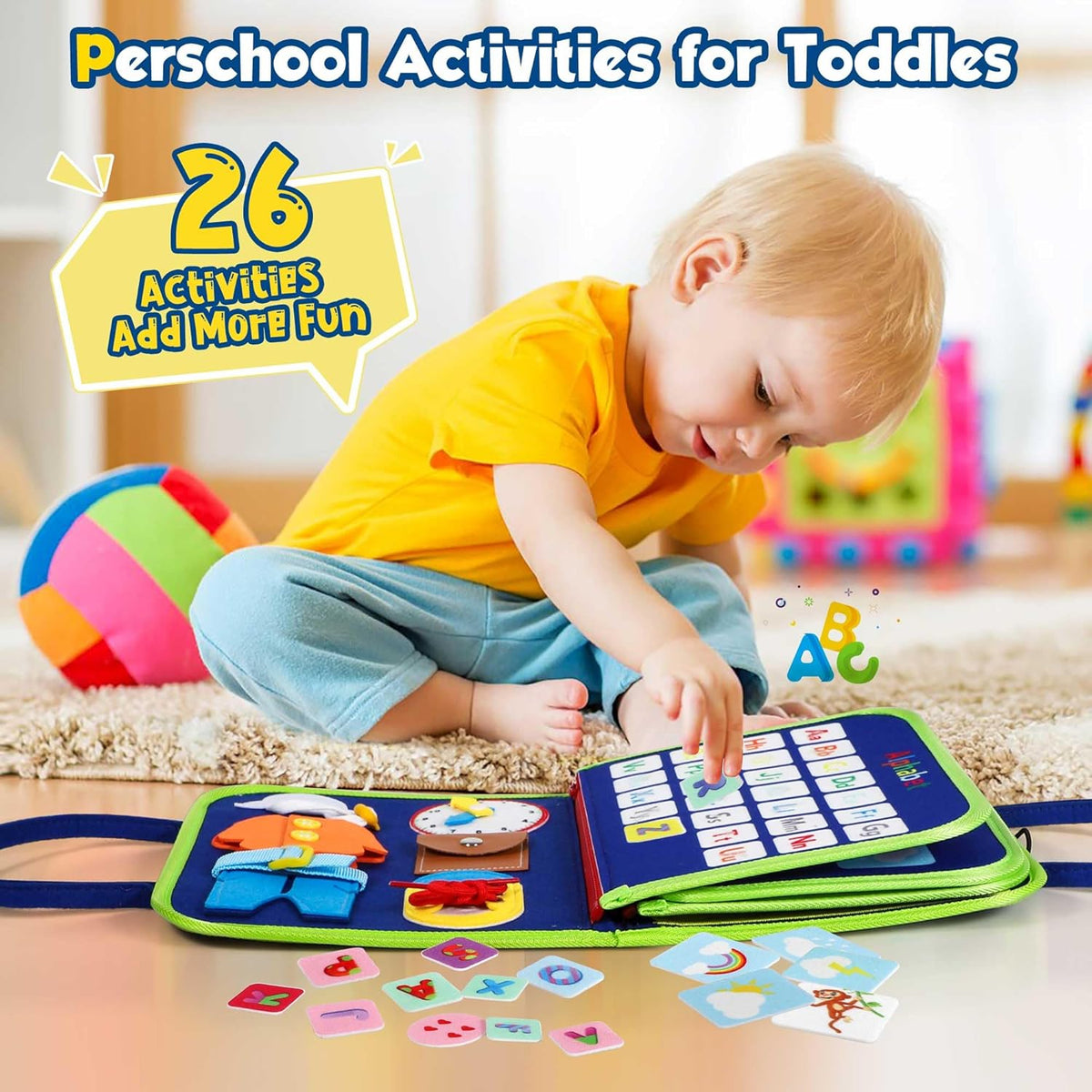 Peuter Drukbord Montessori Speelgoed - Educatief