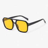 Mirena - Vintage vierkante zonnebril met UV400 bescherming