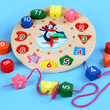 TijdLeraar - Houten Klok voor Educatief Speelplezier