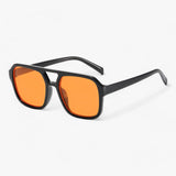 Mirena - Vintage vierkante zonnebril met UV400 bescherming