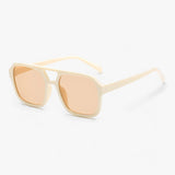 Mirena - Vintage vierkante zonnebril met UV400 bescherming