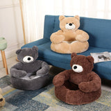 Pluizig Teddybeer Huisdierenbed | Comfort & Veiligheid