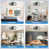 Oberlicht Slimme Plafondventilator – LED Verlichting & Afstandsbediening voor Moderne Comfort