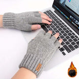 Premium Alpaca Halfvinger Handschoenen
