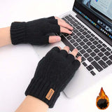 Premium Alpaca Halfvinger Handschoenen