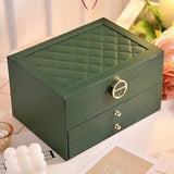 Premium Lederen Sieradenopberg Organizer