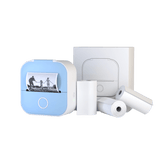 Draagbare printer met 4 stickerrollen