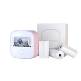 Draagbare printer met 4 stickerrollen