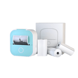 Draagbare printer met 4 stickerrollen