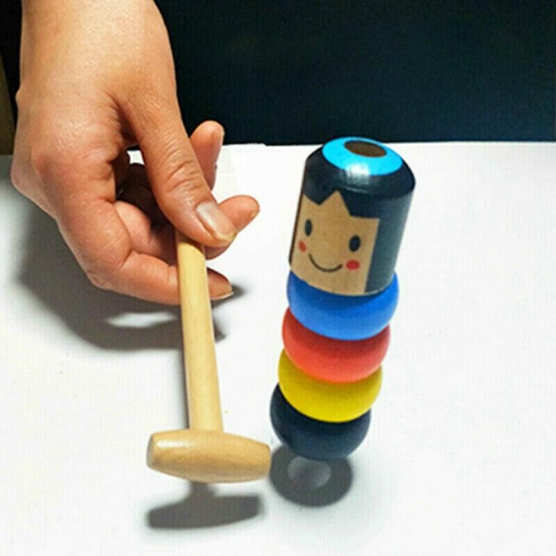 Magnetisch Houten Speelgoed met Ontwijk-Truc – Springfiguur van Hout