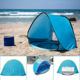 UV-beschermstrandtent met geïntegreerd baby-spaakbad – Schaduwplitsch