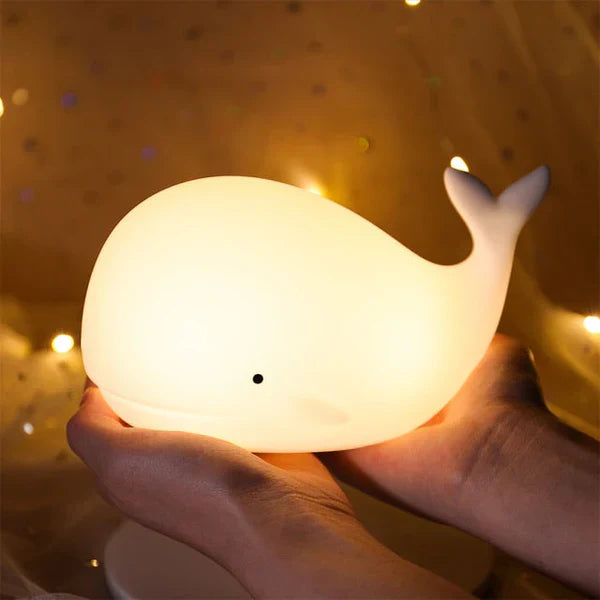 Schattige Wal Nachtlampje met Kleurverandering - GlowWhale