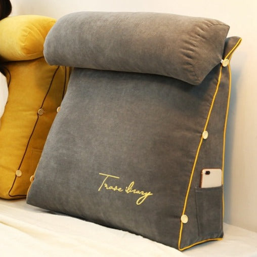 SleepingPillow - Driehoek Lees Rugleuning Kussen