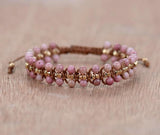 Rhodoniet "Hartenergie" Armband - Amara