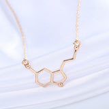 Serotonine (Gelukshormoon) Molecuul Ketting