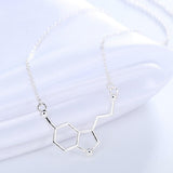 Serotonine (Gelukshormoon) Molecuul Ketting