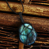 Drakenhart Labradoriet Ketting - Astrid