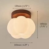 Pompoen Flush Plafondlamp – Speelse & Warme LED Verlichting voor Elke Kamer
