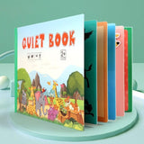 Interactief Peuter Leerboek met Klittenband Oefeningen en Opbergtas