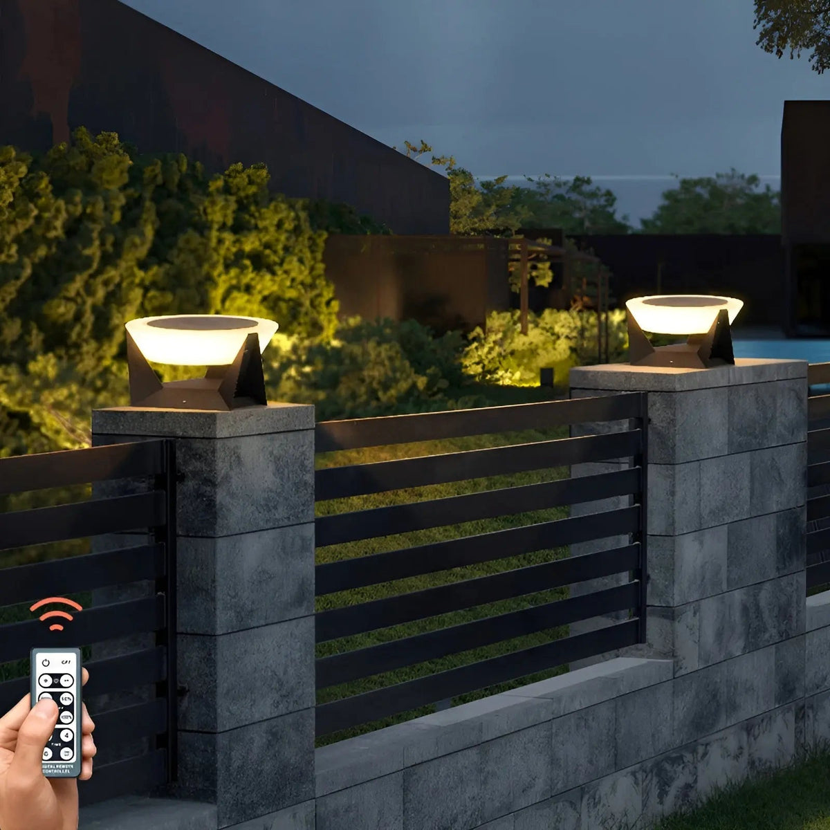 Luxueuze Solar Tuinlamp in Japanse Stijl - ZenGlow