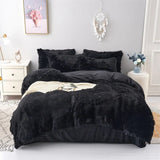 FuzzyHaven | Verander je bed in een knusse haven met deze pluche driedelige beddelenset!