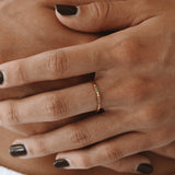 Gouden Ring met Kleurrijke Stenen – Solene
