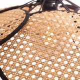 Rieten Wicker Vloerlamp – Handgemaakte Natuurlijke Elegantie voor een Warme Sfeer