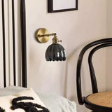 Retro Tulp Glas Wandlamp – Vintage Bloemige Elegantie voor een Warme Gloed