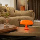 Retro Mushroom Tafellamp – Oranje | Stijlvolle Sfeerverlichting