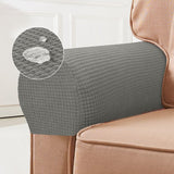 Stretch Armleuninghoezen – Spandex Hoezen voor Stoelen & Fauteuils, Set van 2, Bordeaux