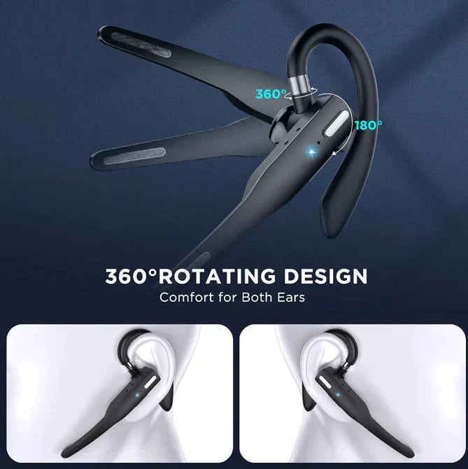 Trucker Dual Mic Draadloze Bluetooth 5.1 Noise-Cancelling Headset