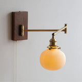 Wandlamp met Verstelbare Arm – Retro Stijl