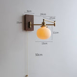 Wandlamp met Verstelbare Arm – Retro Stijl