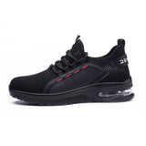 Heren Schoenen | Stalen Neus | Ademend Mesh | Slipvaste Zool | Lichtgewicht | Bescherming en Comfort | Moderne Stijl | Geschikt voor Industrieel Werk | Orthopedische Inlegzool | Duurzame Constructie