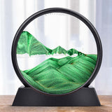 3D Bewegende Zandkunst - Rustgevende Glaskunst voor Elke Ruimte