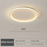 Scandinavische Ronde LED Plafondlamp - Elegant Design