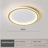 Scandinavische Ronde LED Plafondlamp - Elegant Design