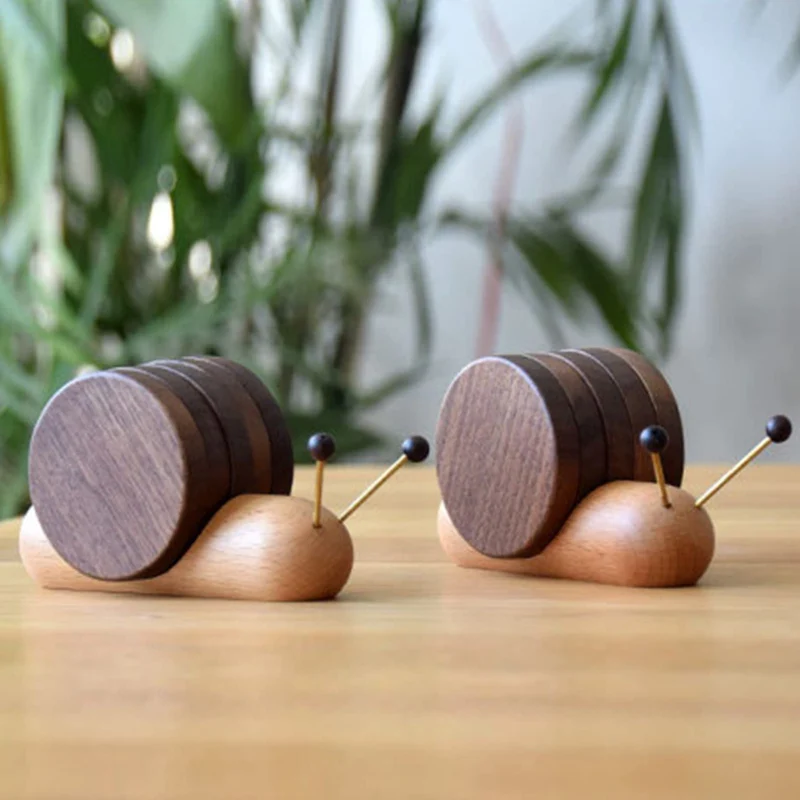 Scandinavische Walnoot Onderzetters - Minimalistisch Design & Duurzaamheid