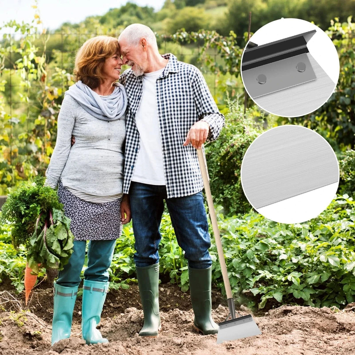 Multifunctionele reinigingsschop met schraperfunctie - Gravo