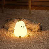 Pear Light - Veilig Siliconen Nachtlampje - Dimbaar Licht