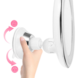 Make-up spiegel met licht en 10x vergroting | Verlichte LED spiegel rond | Kosmetix