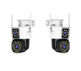 Set van 2 beveiligingscamera's met dubbele lens – DualGuard Max 2-Pack