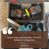 SharpEdge 6" Mini Draadloze Elektrische Kettingzaag