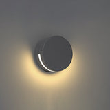 Moderne Ronde Buitenwandlamp – IP65 Waterdichte Metaal & Glas Ontwerp