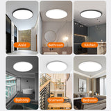 Platte LED Plafondlamp - Slank & Modern Ontwerp voor Elke Ruimte