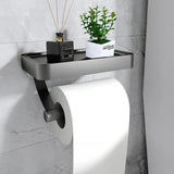 Toiletpapierhouder met plank – Stalux