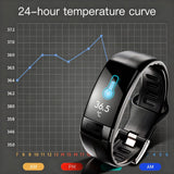 Smartwatch met EKG, hartslag, bloeddruk & slaaptracking voor dames en heren | Fitness Tracker | Vitaro