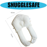 SnuggleSafe | Antibacterieel Baby-Knuffelkussen voor Veilige Slaap