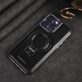 🎁Luxueuze leren hoes met onzichtbare standaard voor de iPhone🎁